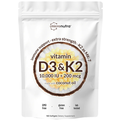 Vitamin D3 & K2 Softgels